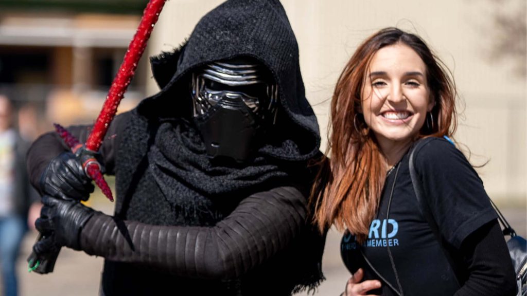 Fans at a convention