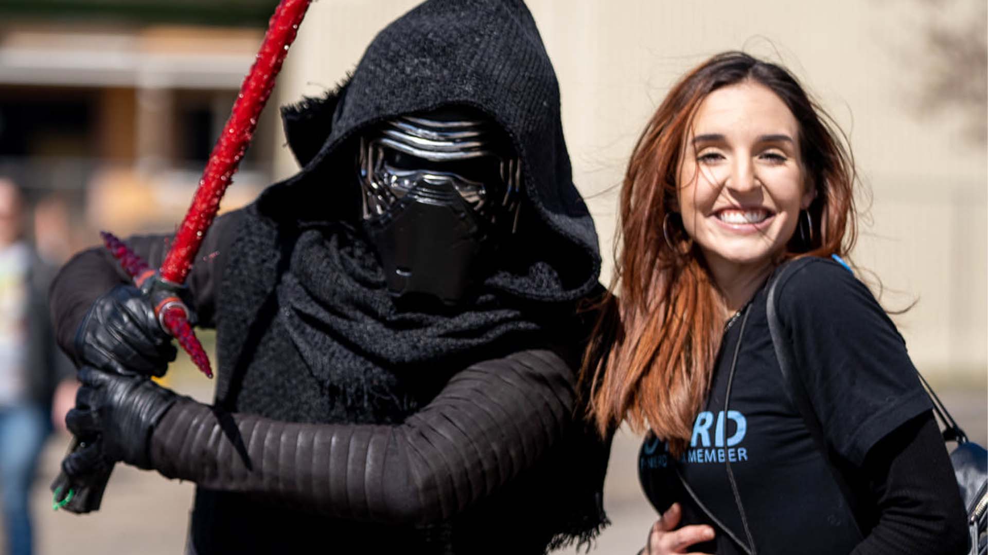 Fans at a convention