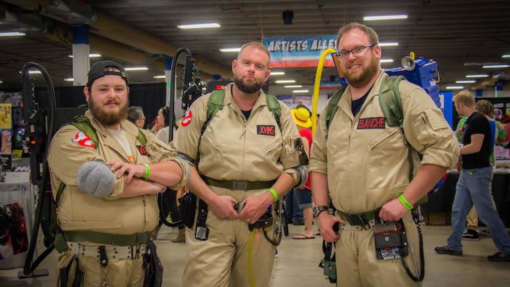 Ghostbusters cosplay group