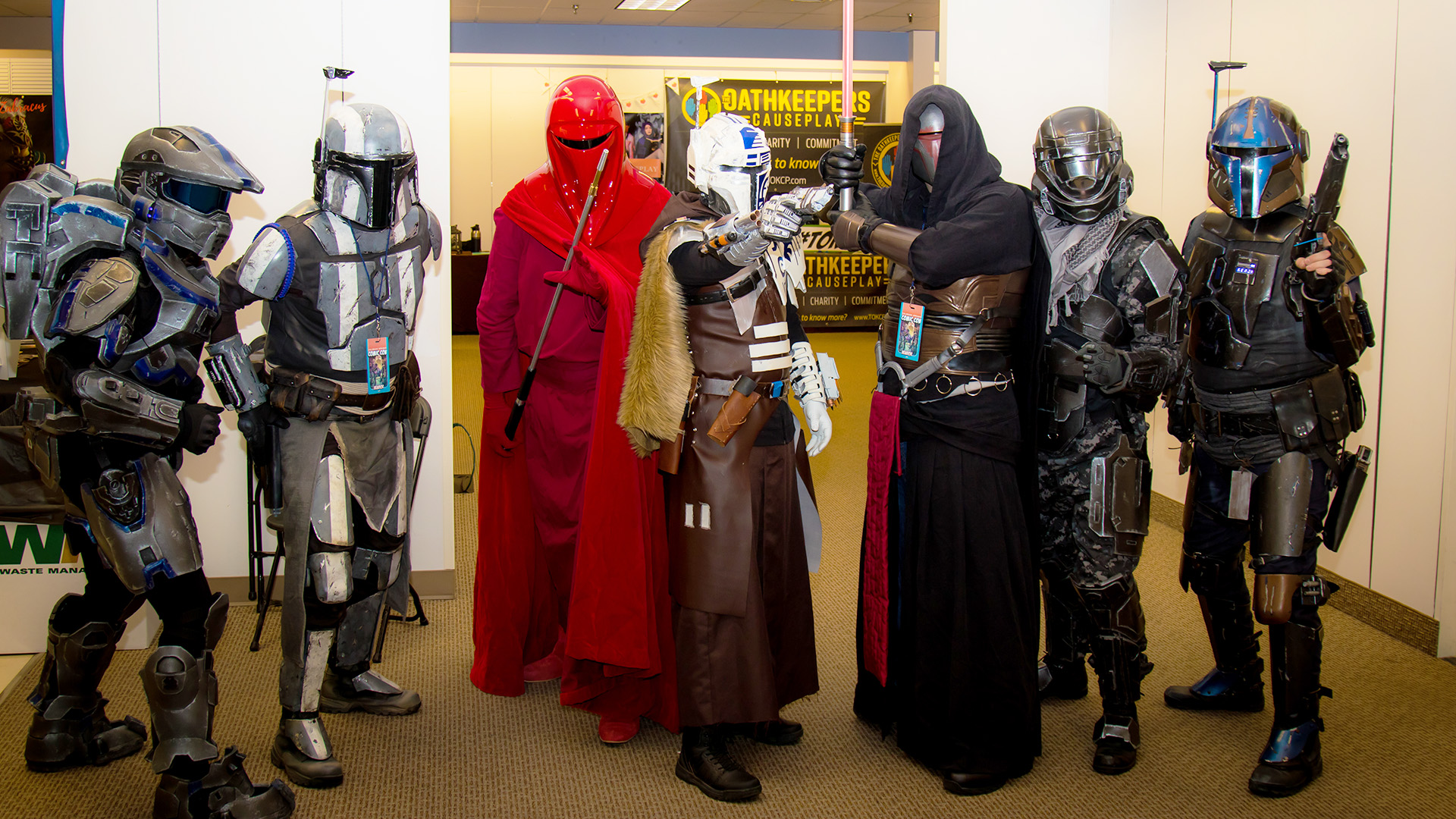 Star Wars cosplayers